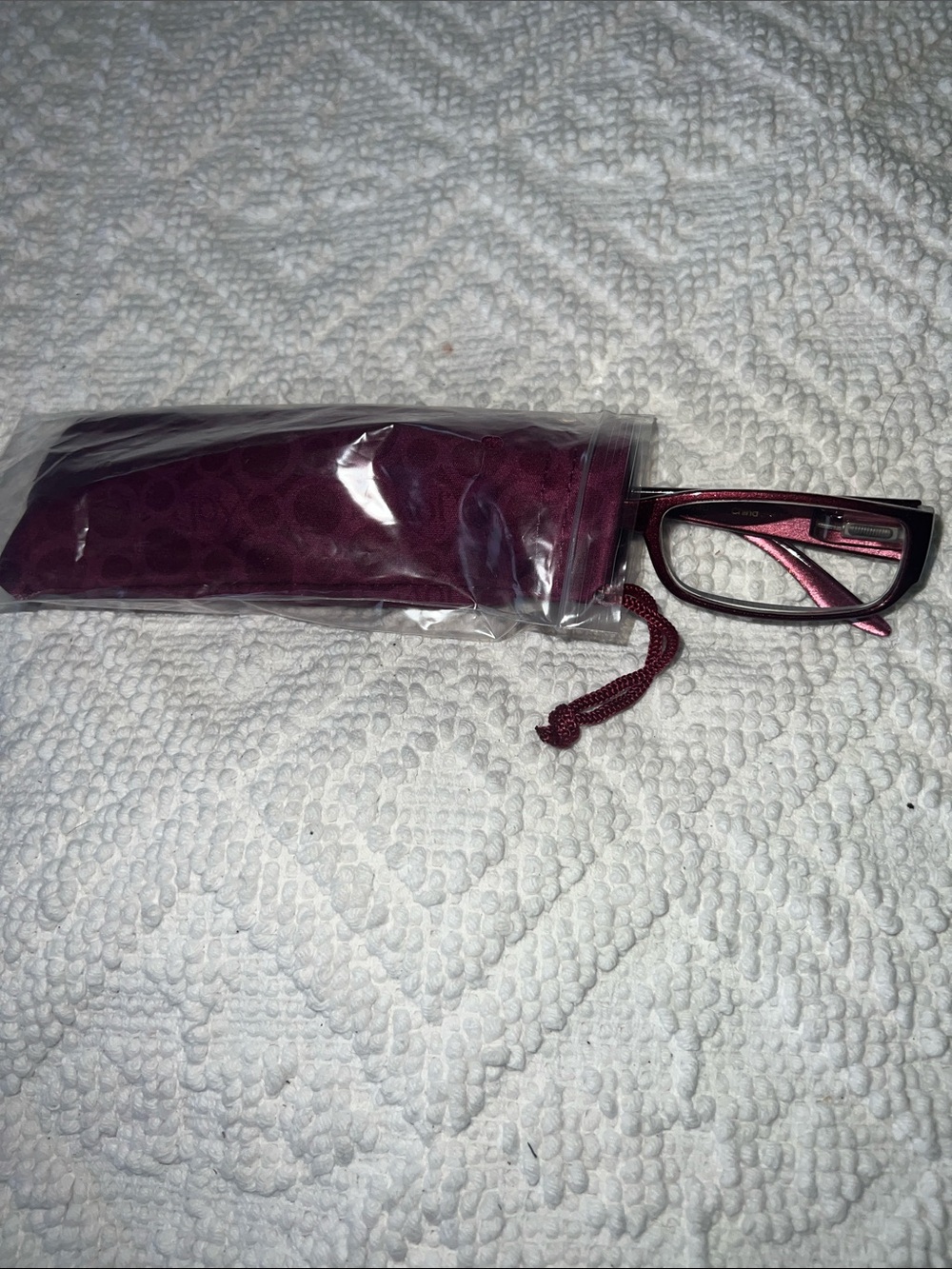 +3.50 Mangano New Reader Eyeglasses with Soft Burgundy Case